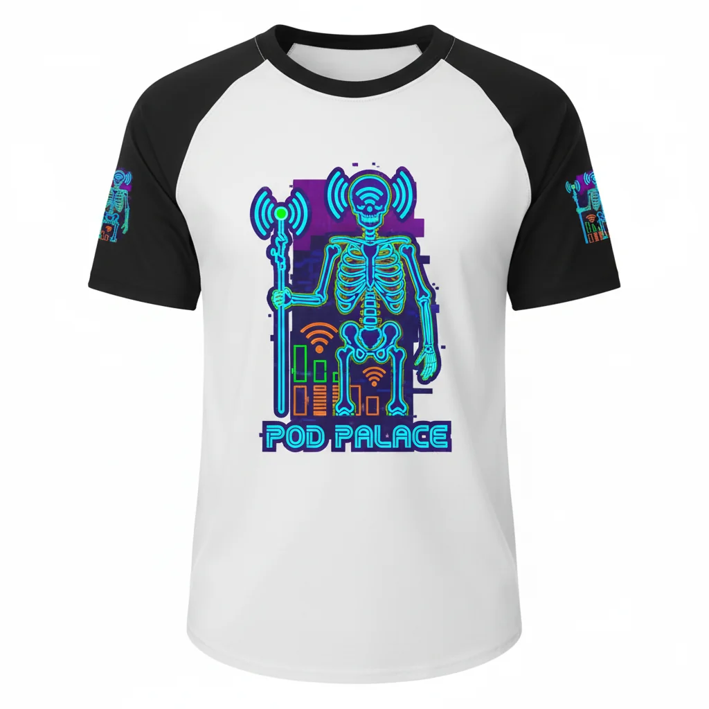 WifiSkeleton T-Shirt Baseball Jersey - Premium Cotton Tee