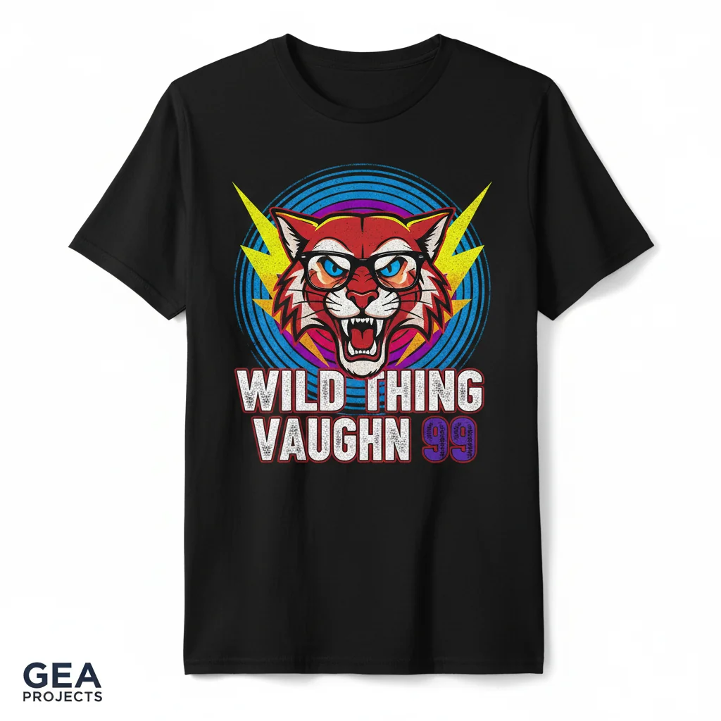 Wild Thing Ricky Vaughn Baseball Fan T-Shirt – Classic Movie Apparel