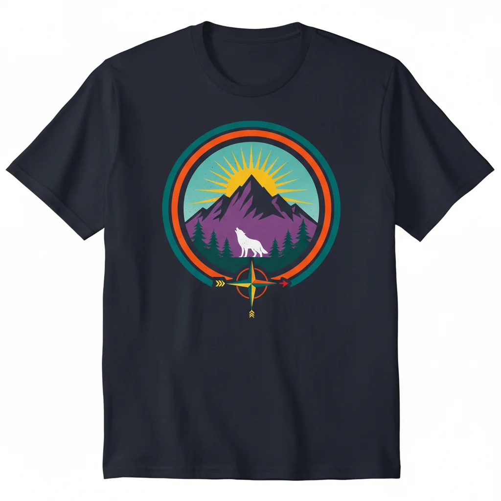 Wilderness Explorer Logo Essential T-Shirt – Premium Cotton Men's & Women's Graphic Tee