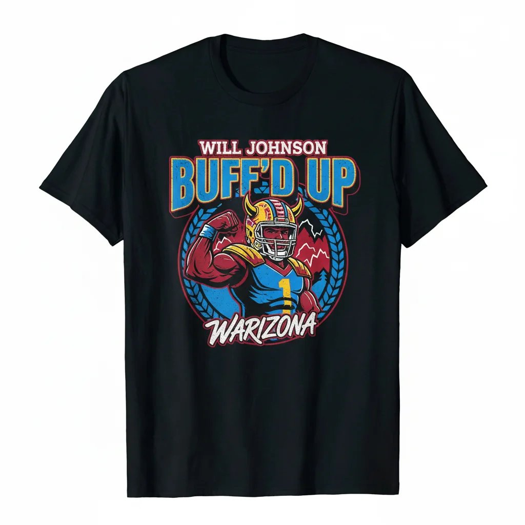 Will Johnson Buff’d Up Warizona Premium Tee – Unrivaled Comfort & Durability