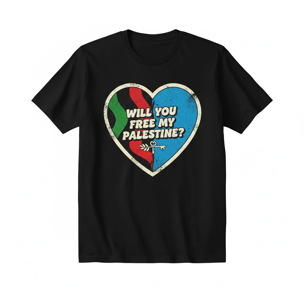 Will You Free My Palestine? – A Sweet, Bold Statement Tee