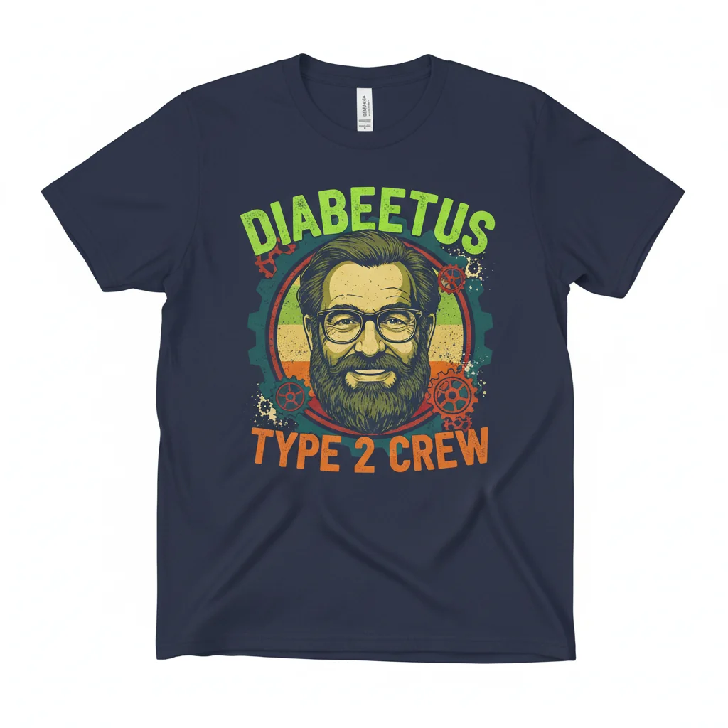 Wilford Brimley Type 2 Diabetes Awareness T-Shirt - Premium Cotton Tee