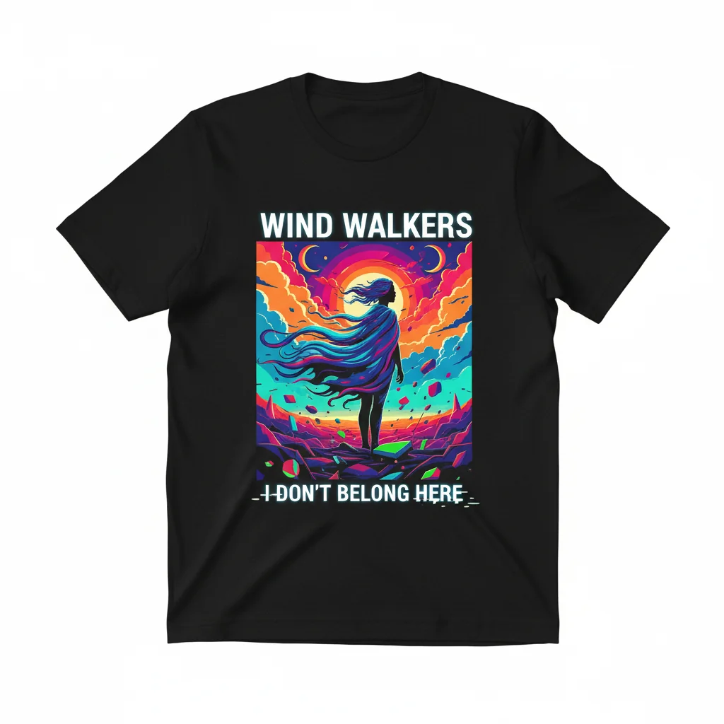 Wind Walkers I Don’t Belong Here Shirt - Soft Cotton Tee