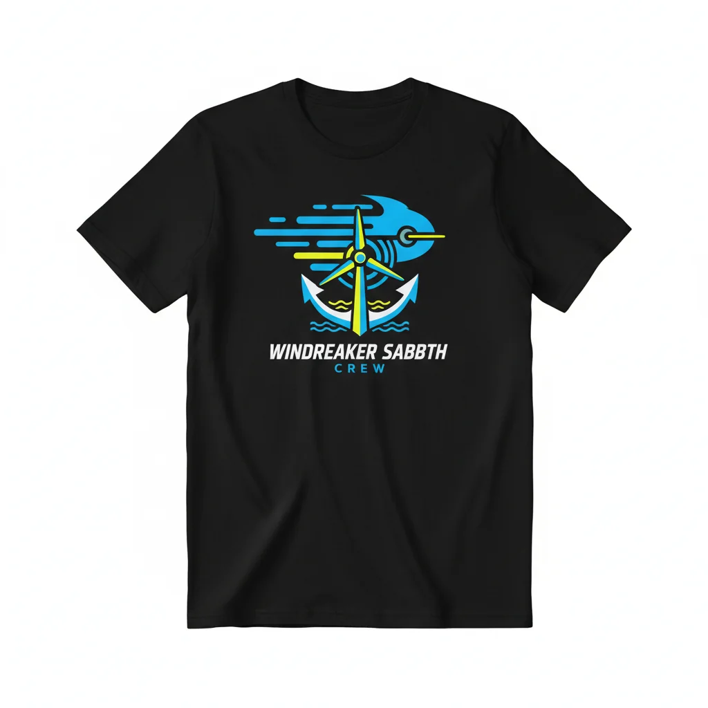 Windbreaker Sabbath Crew Essential T-Shirt - Premium Cotton Graphic Tee