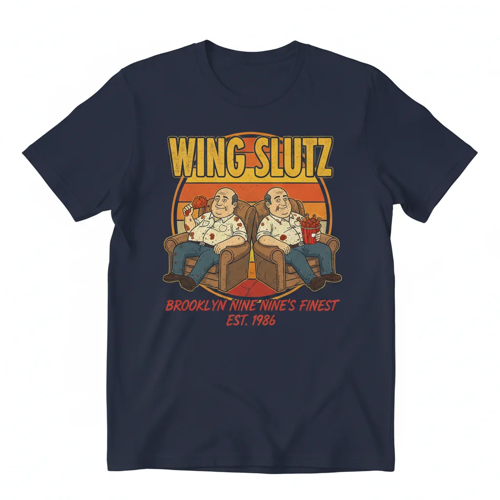 Wing Slutz Brooklyn Nine-Nine Hitchcock & Scully Durable Unisex T-Shirt – Fade-Resistant & Comfortable
