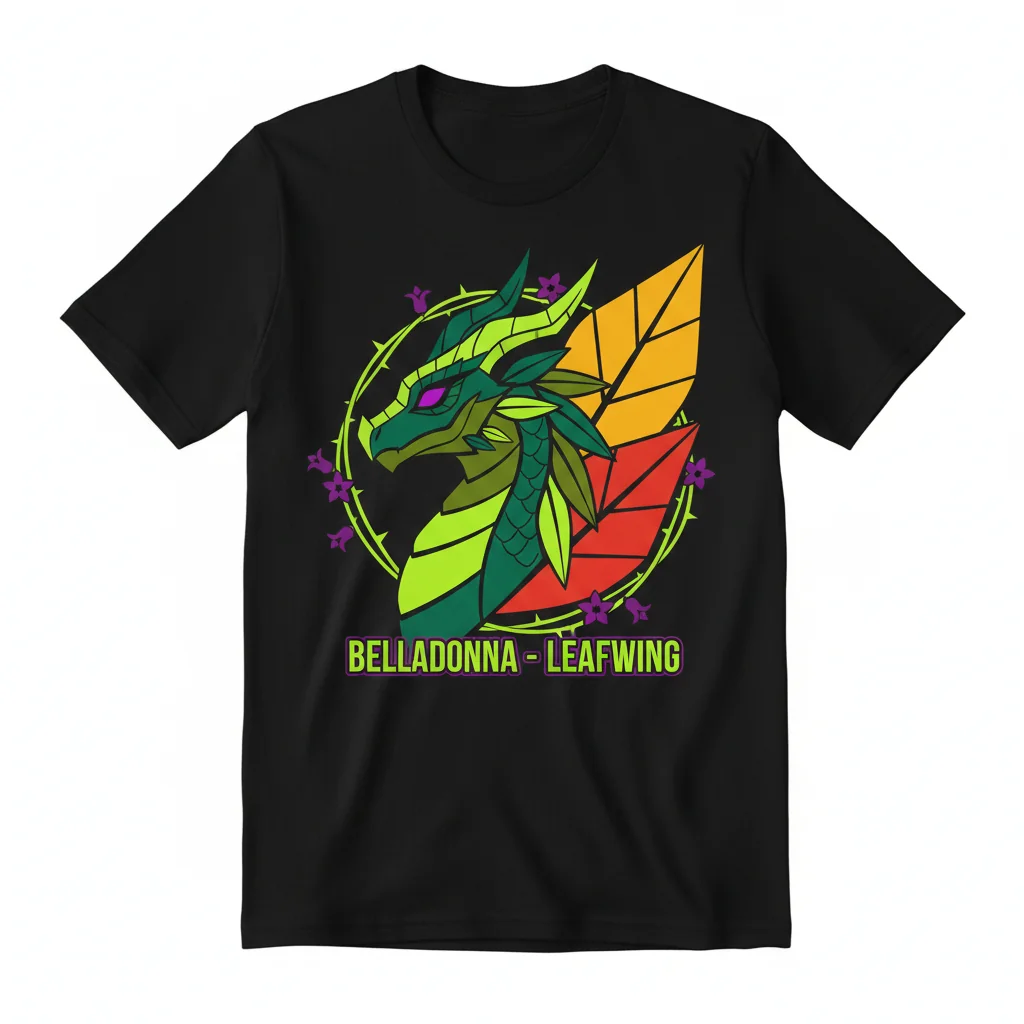 Belladonna's Whisper: A Leafwing's Embrace - Premium WOF T-Shirt