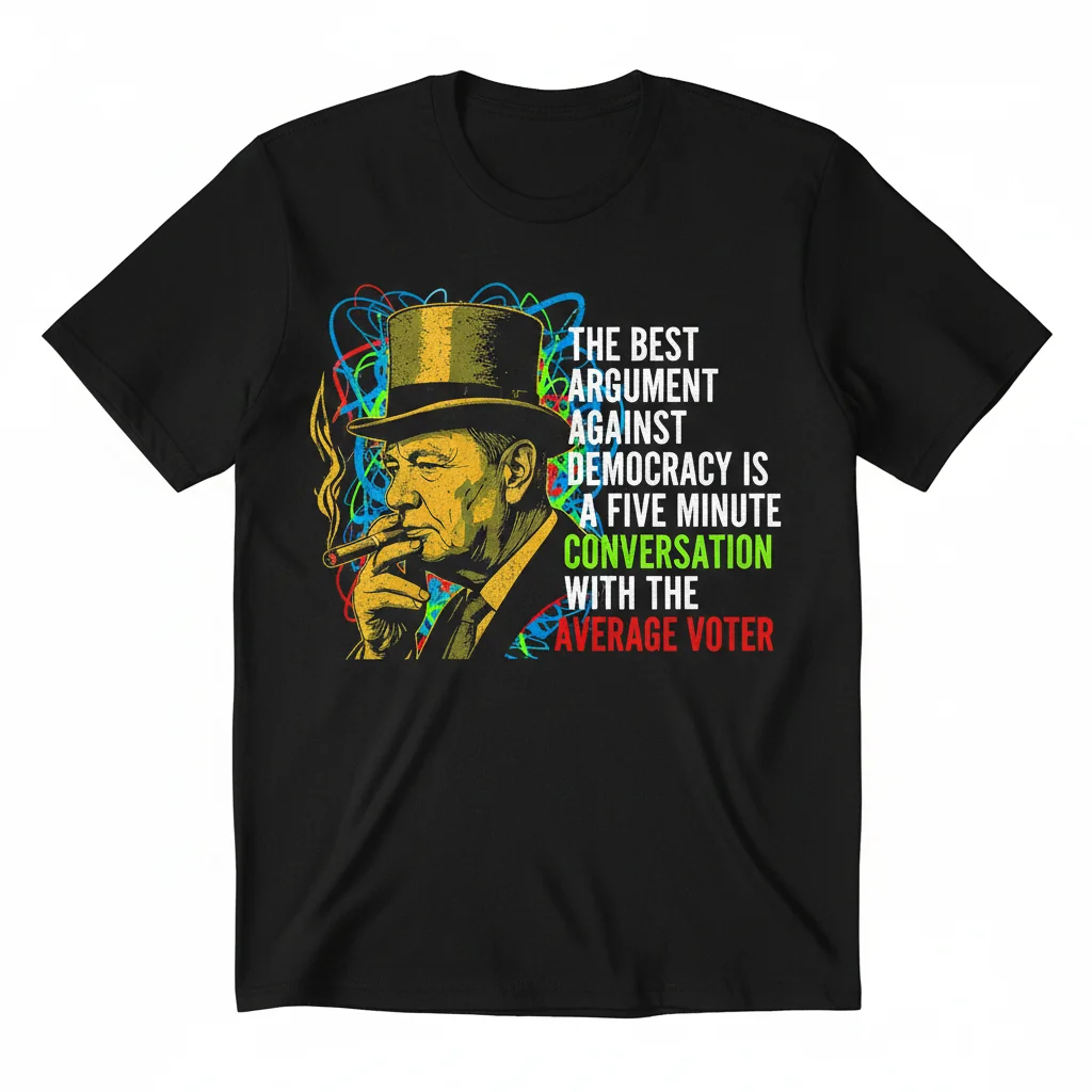 Winston Churchill 'Average Voter' Quote Essential T-Shirt