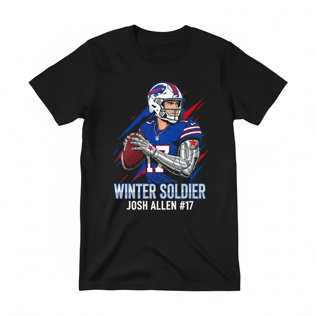 Winter Soldier Josh Allen #17 Buffalo Bills T-Shirt – Fan Apparel