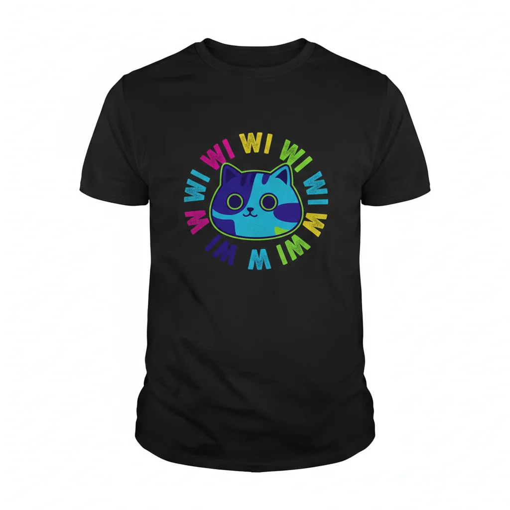 WiWiWi Cat Meme Essential T-Shirt – Funny Feline Tee