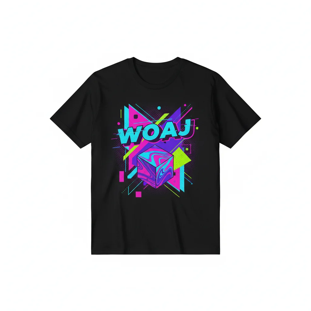 woaj Essential T-Shirt – Premium 100% Ring-Spun Cotton Tee for Everyday Comfort & Style