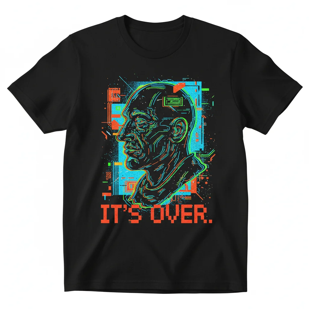 Wojak Soyjak 'It's Over' Meme Art T-Shirt