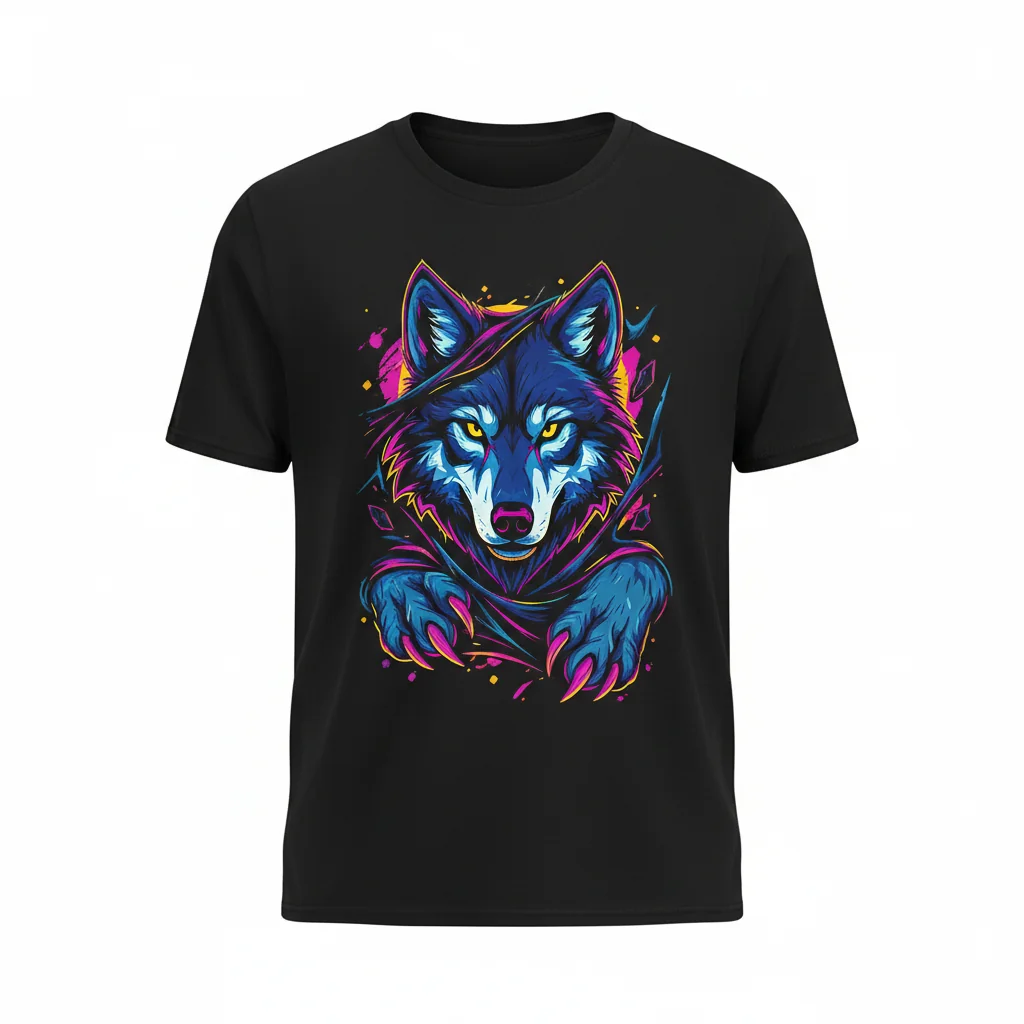 Unleash the Wild - Wolf Spirit Artistic Tee