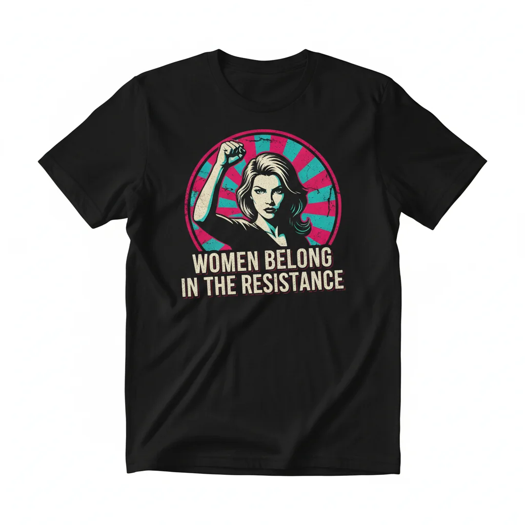 Women Belong in the Resistance Essential Tee - Empowering Statement T-Shirt