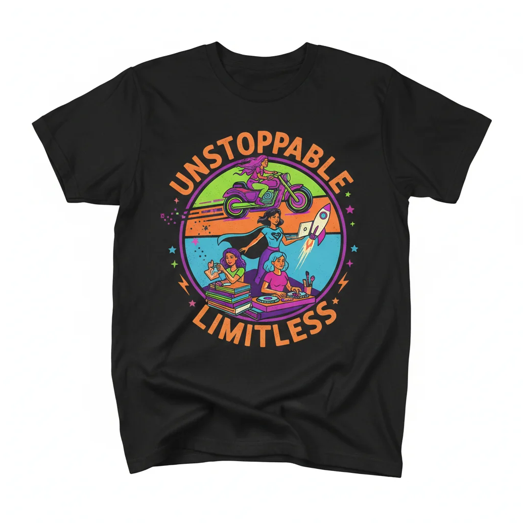 Women's Empowered Freedom Graphic Essential T-Shirt - Comfortable & Durable