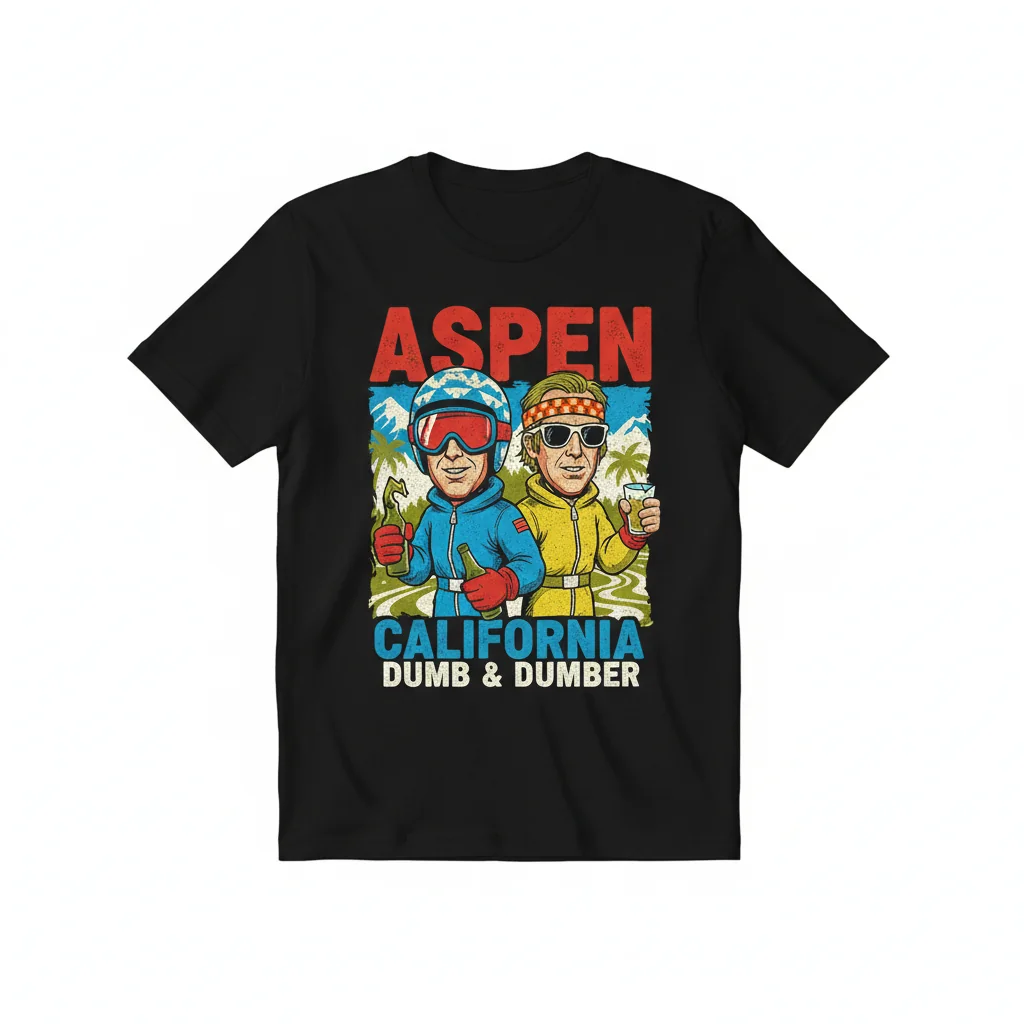 Dumb & Dumber Aspen California T-Shirt for Women & Men