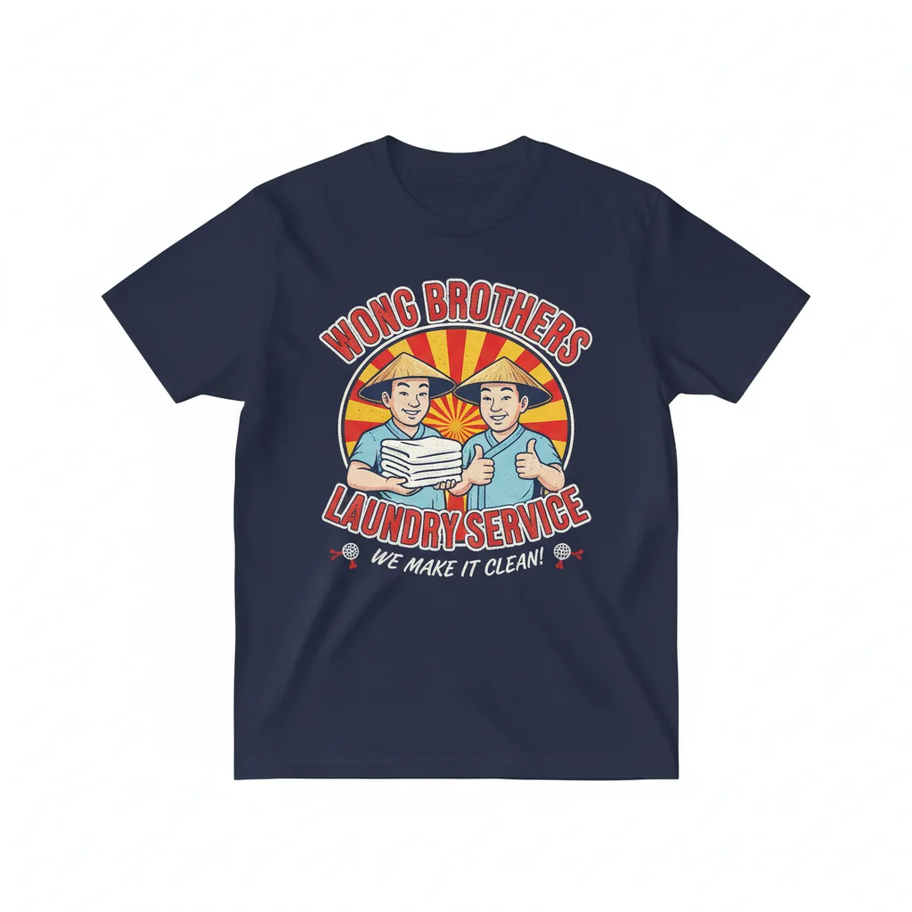 Wong Brothers Laundry Service: A Nod to Nostalgia & Everyday Heroes T-Shirt
