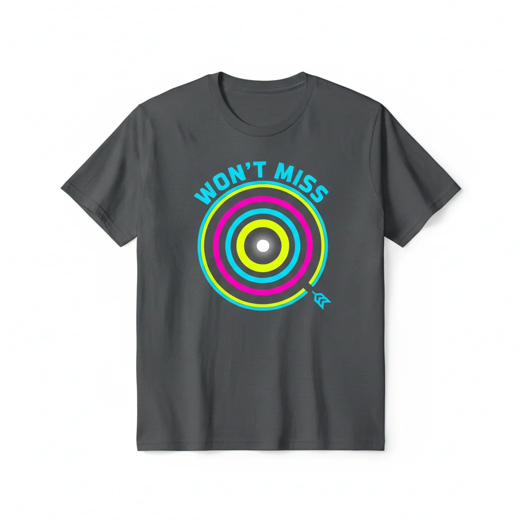 Essential T-Shirt "Won't Miss" – Premium Ring-Spun Cotton Tee