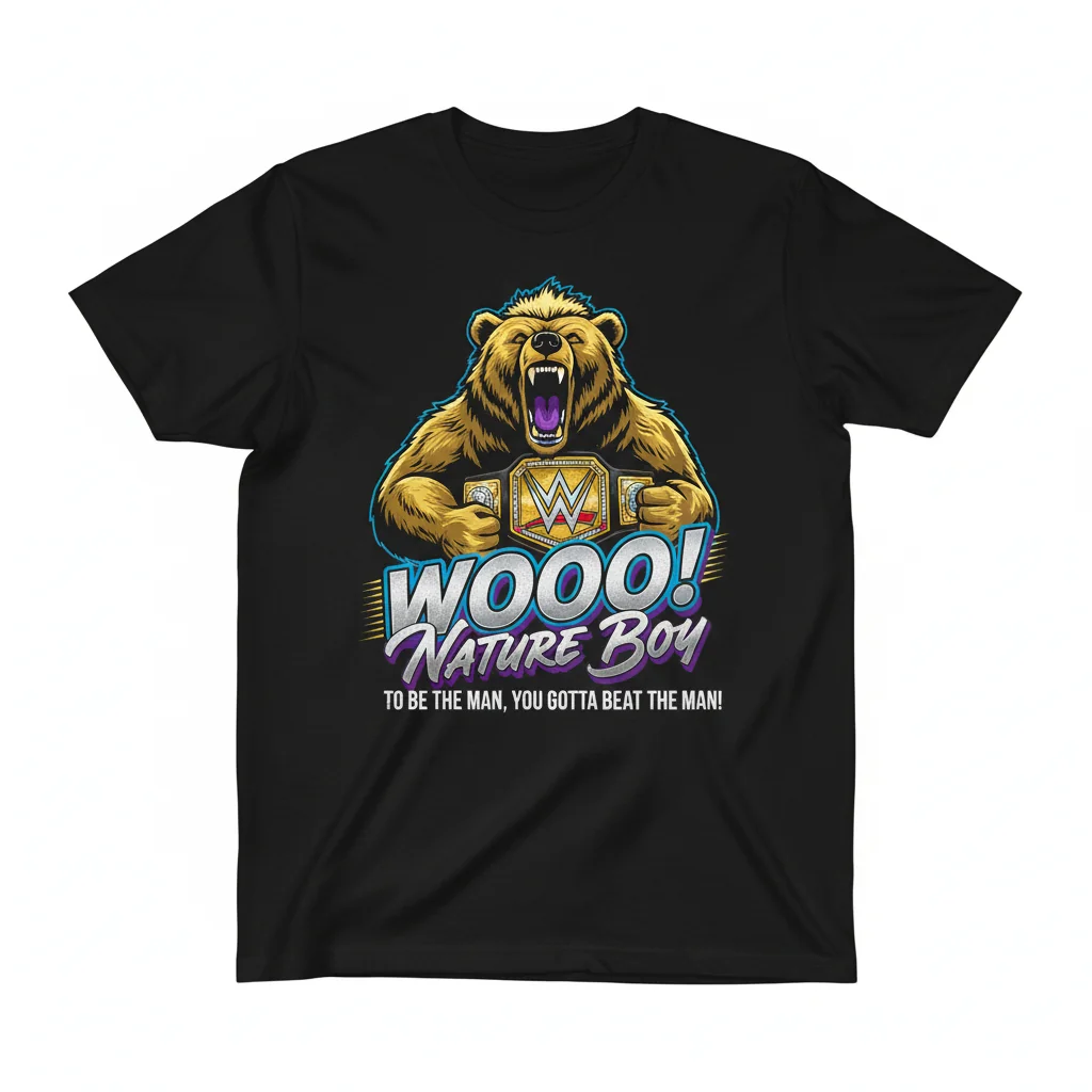 Woo Nature Boy: Beat The Man Tee