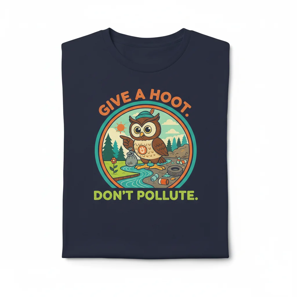 Woodsy Owl Give a Hoot. Don't Pollute. T-Shirt