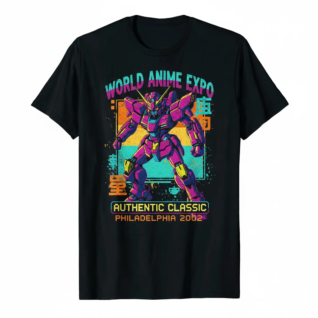 World Anime Expo 2002 Authentic Classic Essential T-Shirt | Vintage Anime Tee