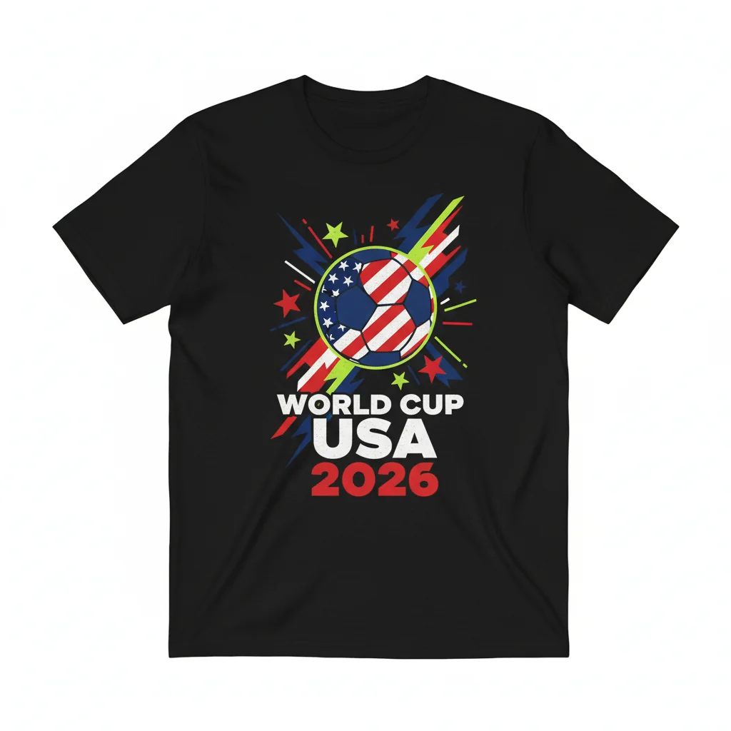 USA 2026 World Cup Premium Fan Tee - Official Event Design
