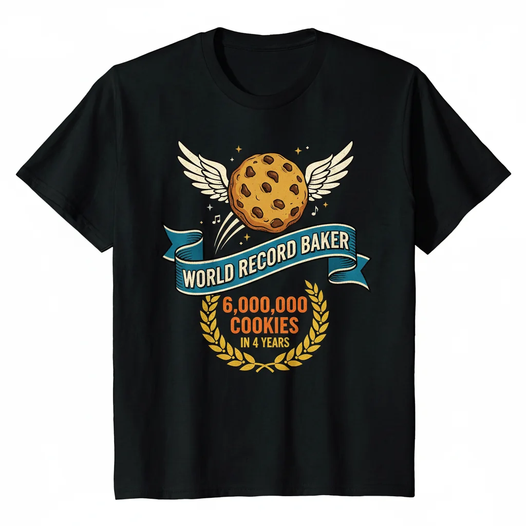 World Record Cookie Baker Shirt – Unmatched Durability & Comfort
