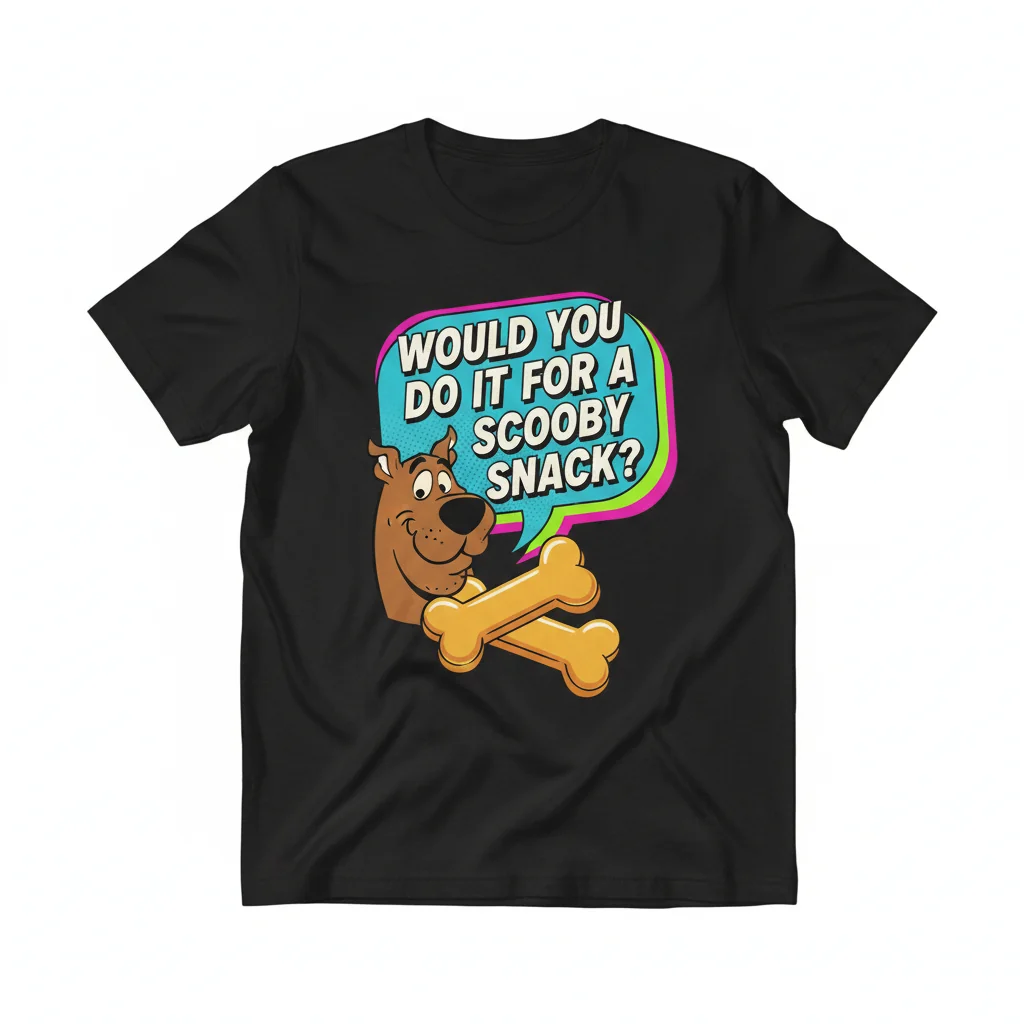 The Scooby Snack Dilemma: An Essential T-Shirt