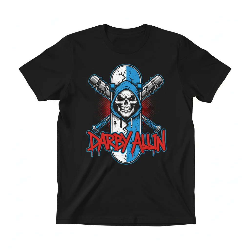 AEW Darby Allin Wrestling T-Shirt - Premium Cotton Tee