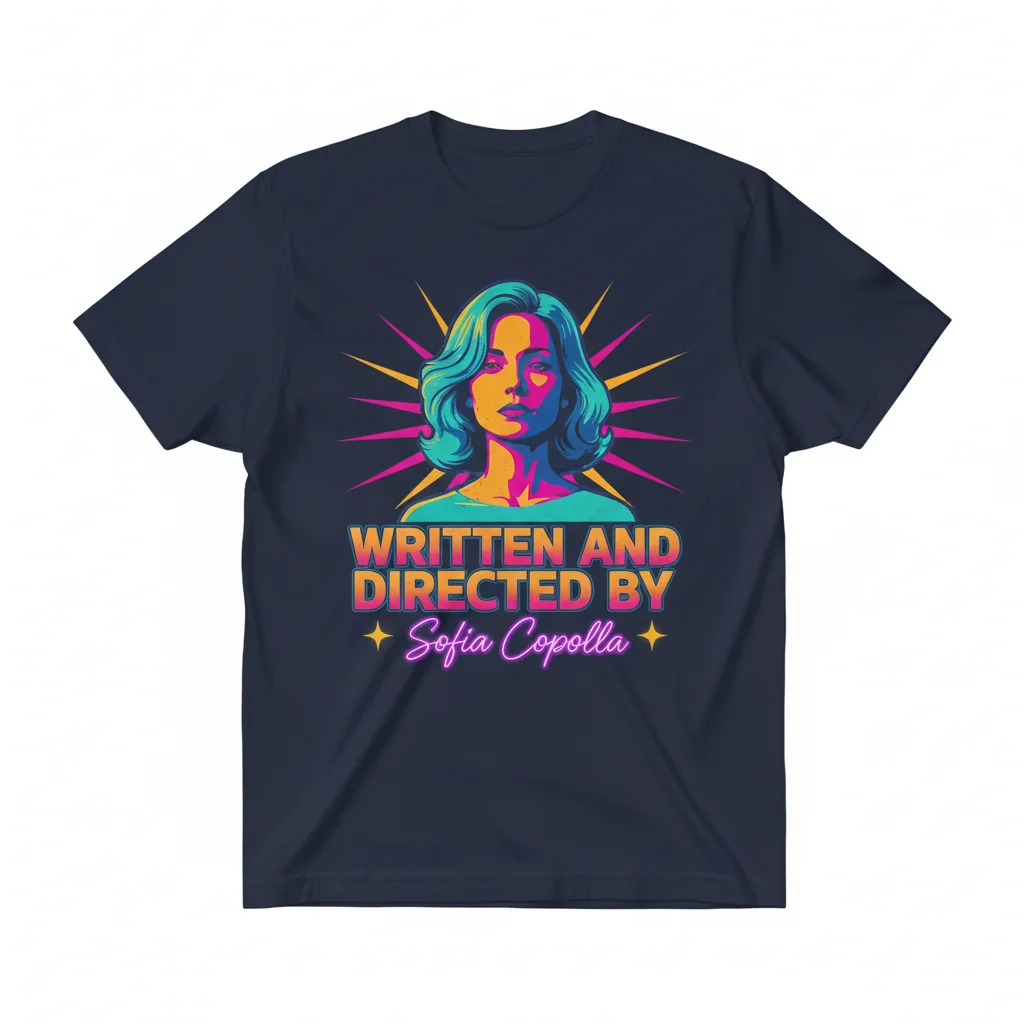 Written and Directed By Sofia Coppola T-Shirt - Unique Director Fan Apparel