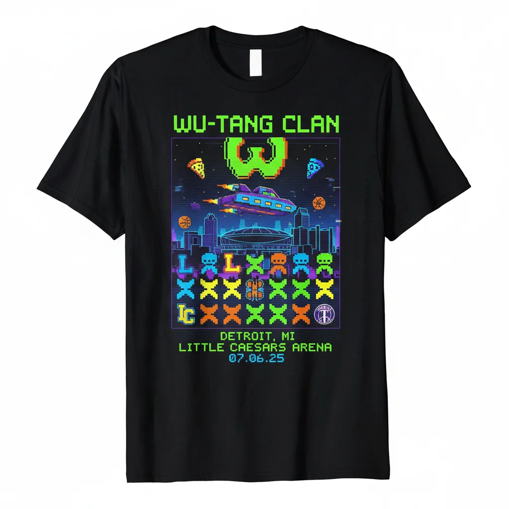 Wu-Tang Clan Detroit Arena Pixel Tee