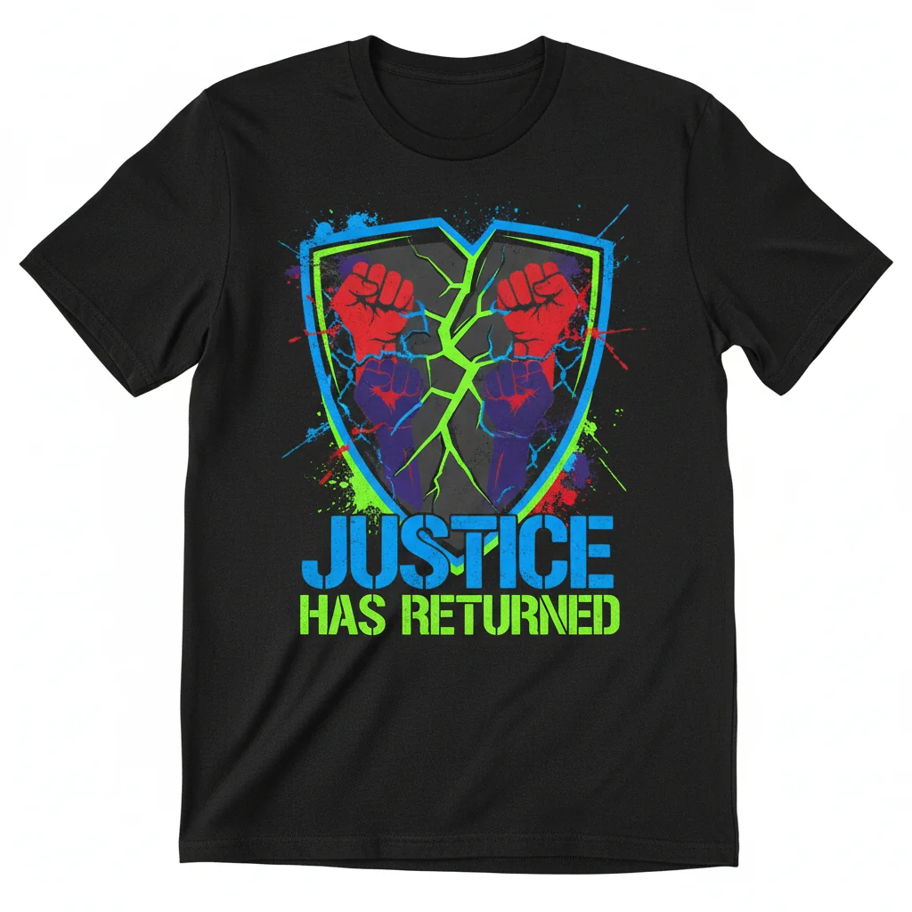 WWE The Shield Justice Has Returned - Premium Fan Tee