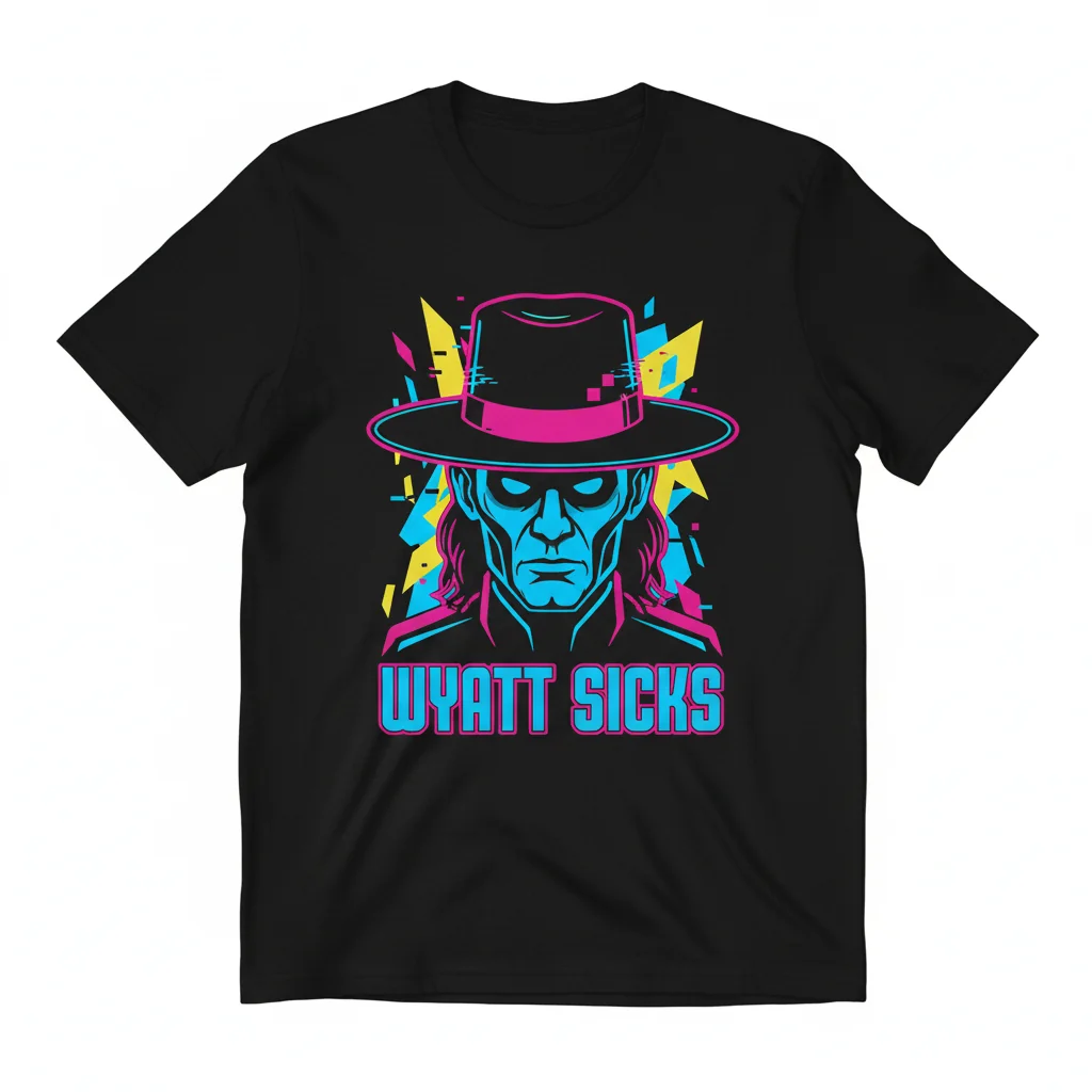 Wyatt Sicks Uncle Howdy Illustration T-Shirt - Unique Fan Art Apparel