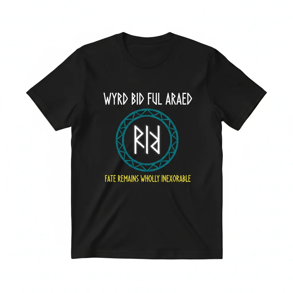 Wyrd Bid Ful Araed - Inexorable Fate Tee