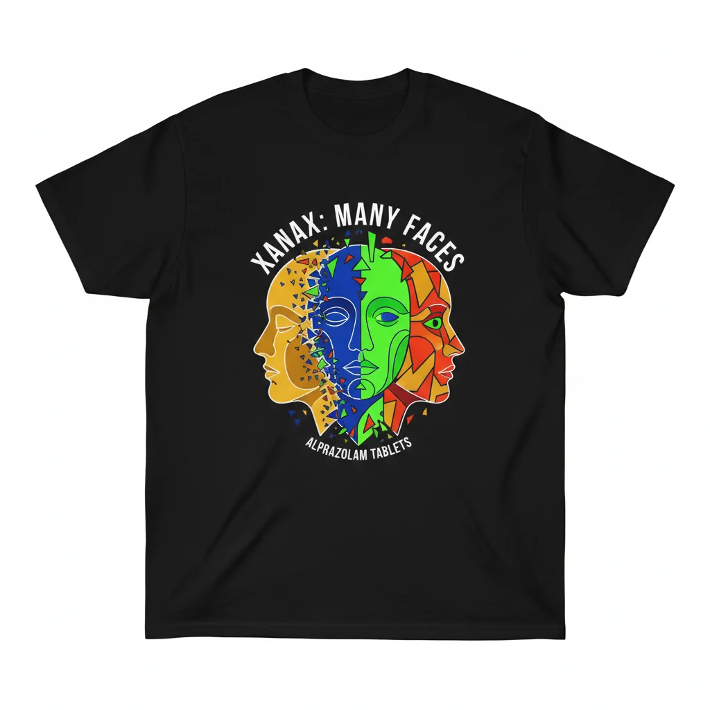 Xanax Many Faces: Essential Street Tee