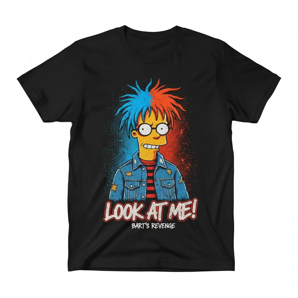 XXXTENTACION x Bart Simpson Premium Graphic Tee – Lasting Style & Comfort
