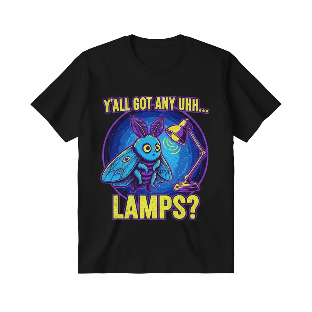 Y'all Got Any Uhh Lamps Meme T-Shirt - Funny Lantern Tee