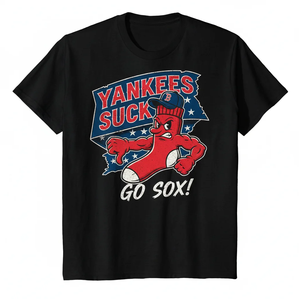 Yankees Suck Red Sox Fan Tee - Ultimate Comfort & Durability
