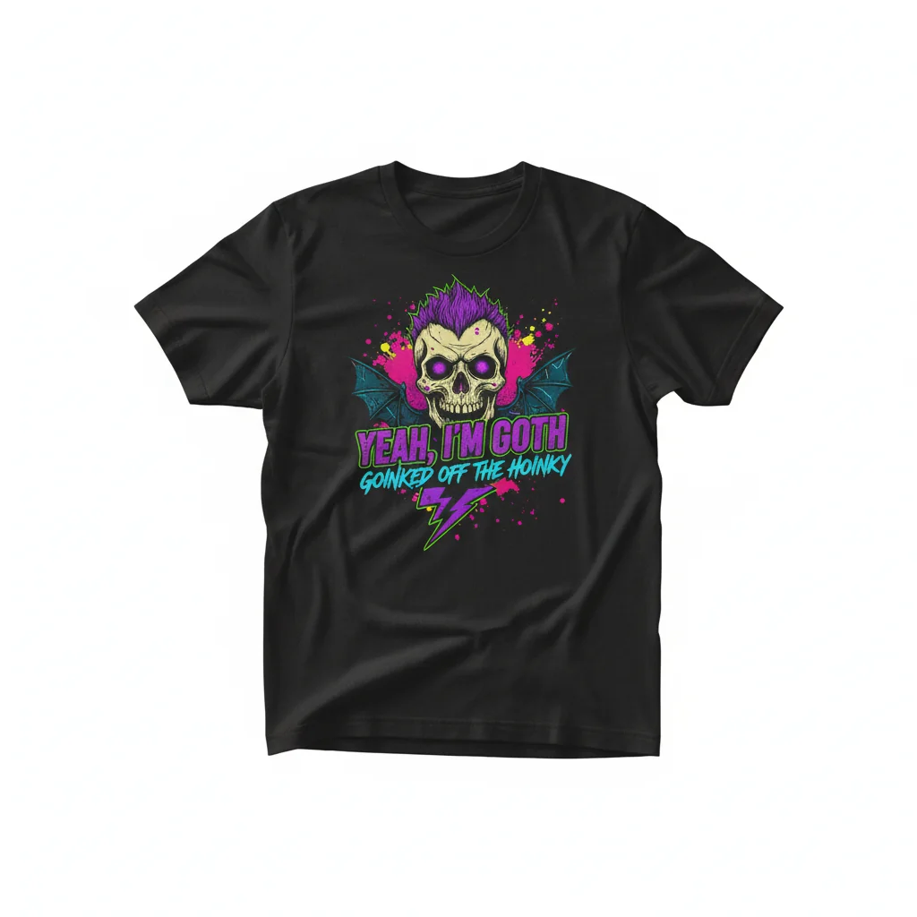 Yeah I'm GOTH Goinked Off The Hoinky Shirt - Unique Graphic Tee