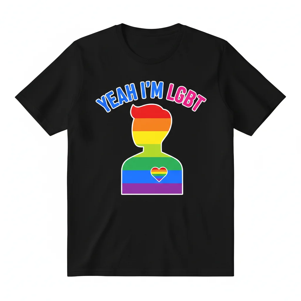 Embrace Your Authentic Self: The 'Yeah, I'm LGBT' Essential Tee