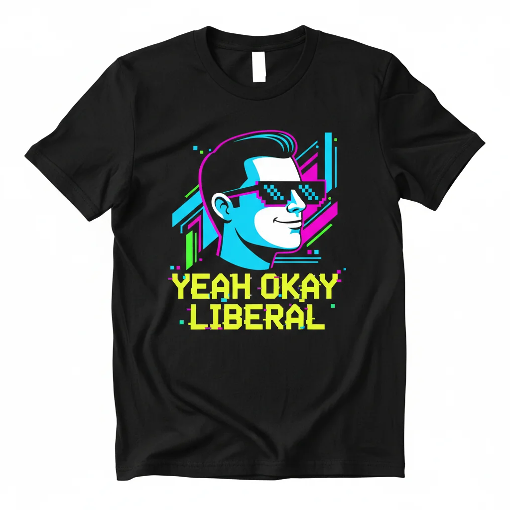 Unisex "Yeah Okay Liberal" Premium Graphic Tee – Durable, Fade-Resistant & Perfect Fit
