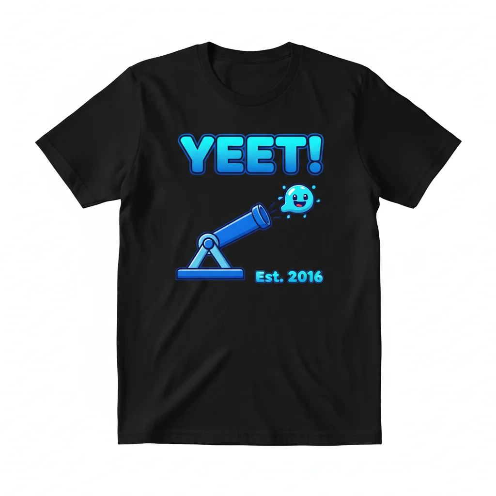 The 'Yeet Blue Funny' Essential T-Shirt: Wear Your Laughter