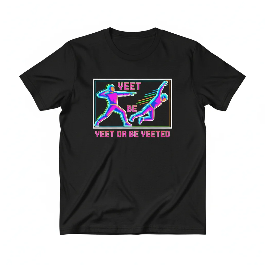 Yeet or Be Yeeted Meme T-Shirt – Essential Internet Culture Tee
