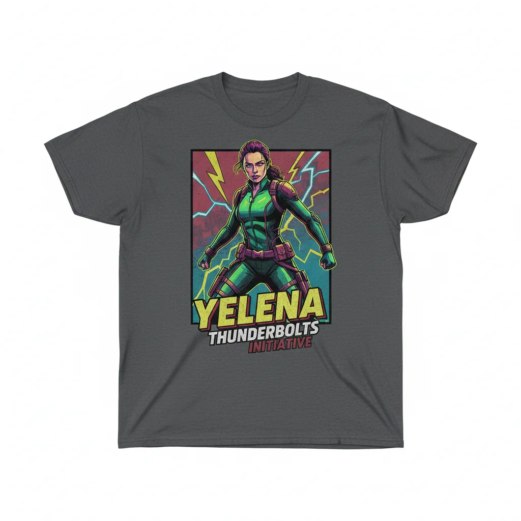 Yelena Belova Thunderbolts MCU Vintage T-Shirt - Premium Cotton Tee
