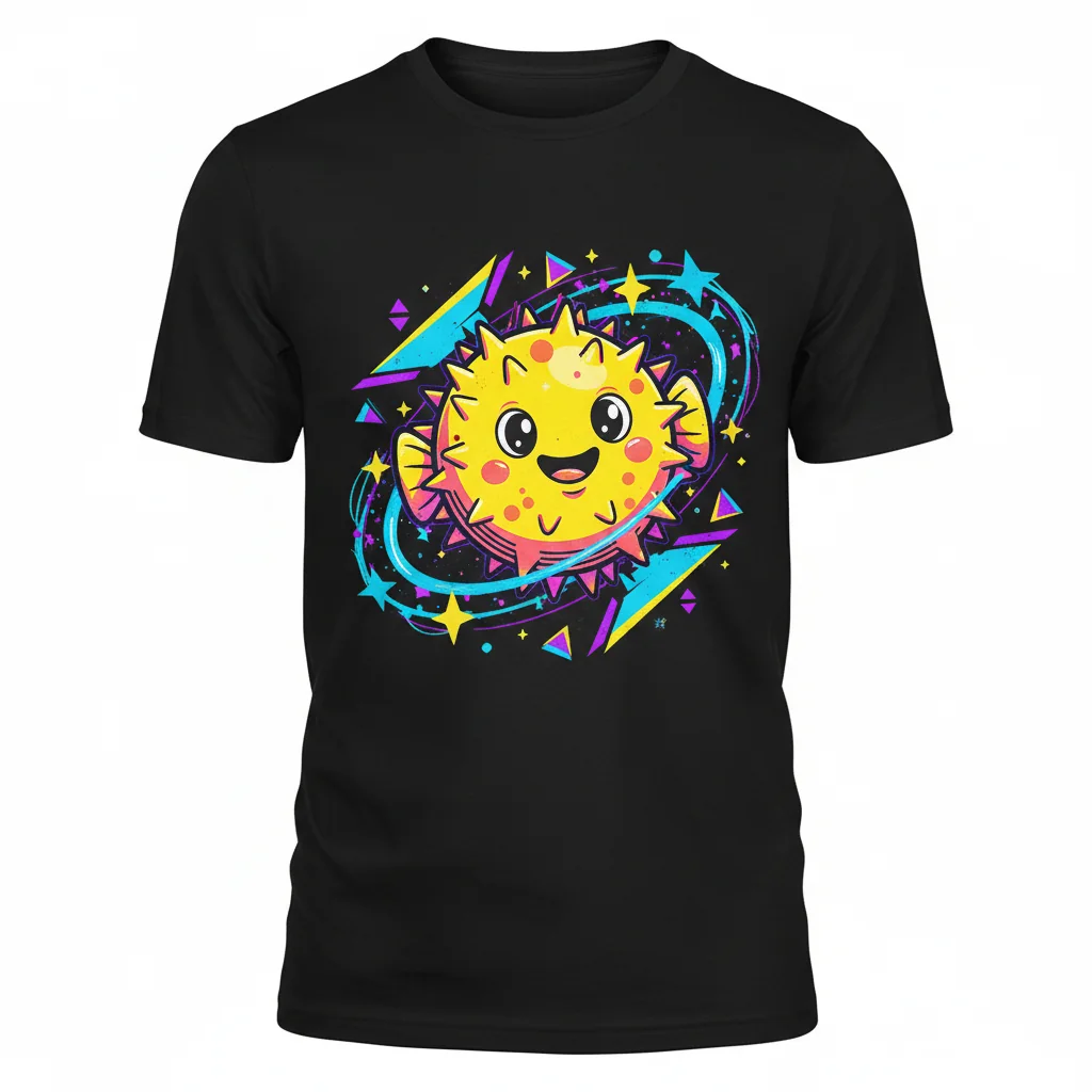 Camiseta Amarilla "BooHbah!!!!" Esencial - 100% Algodón Peinado Anillado