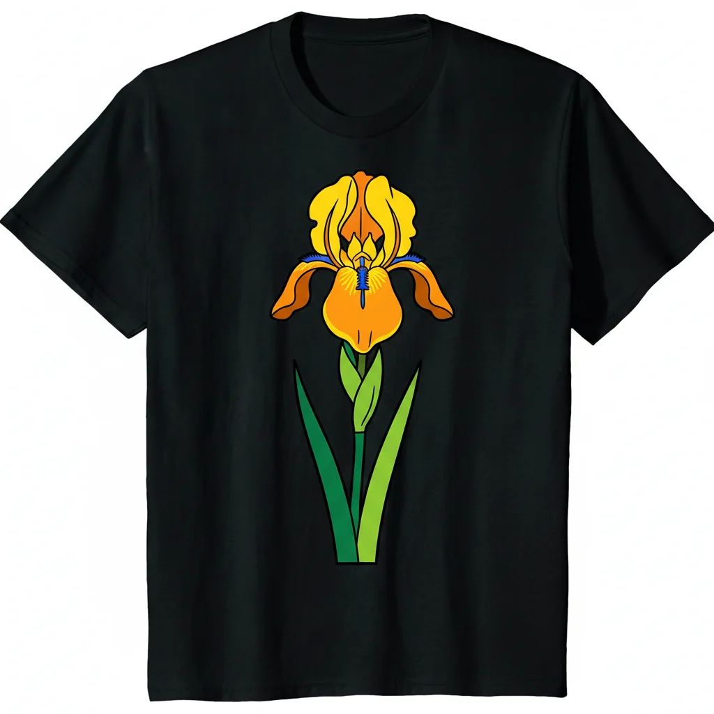 Yellow Flag Iris: Bloom with Artistic Grace Essential Tee