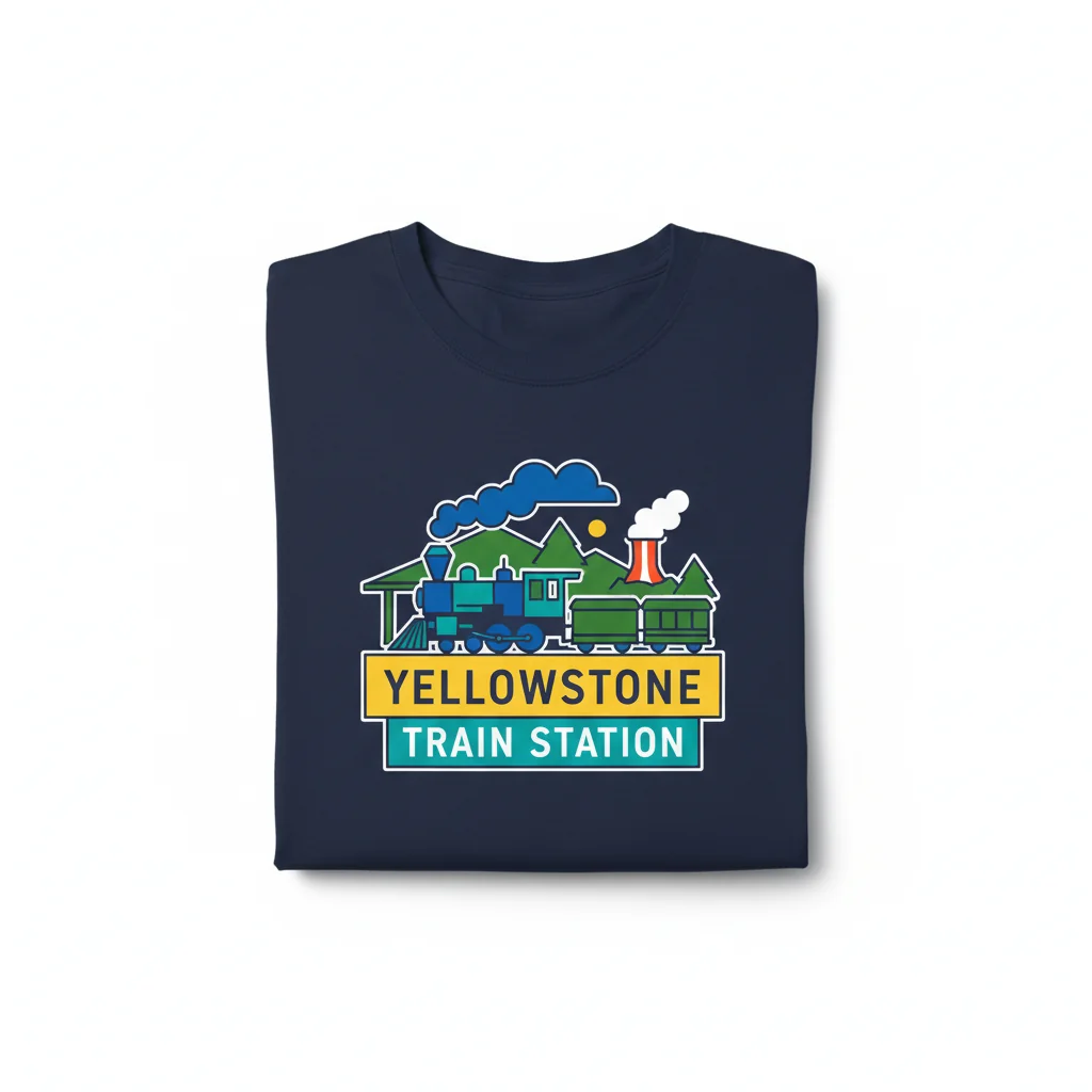 Yellowstone Train Station: Journey's Echo Essential T-Shirt