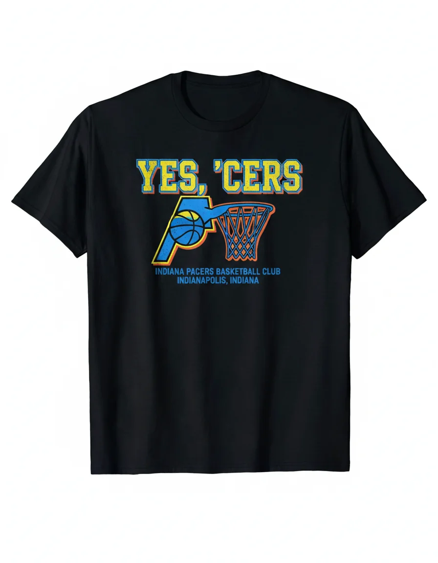 Indiana Pacers 'Yes 'Cers' Basketball Club T-Shirt