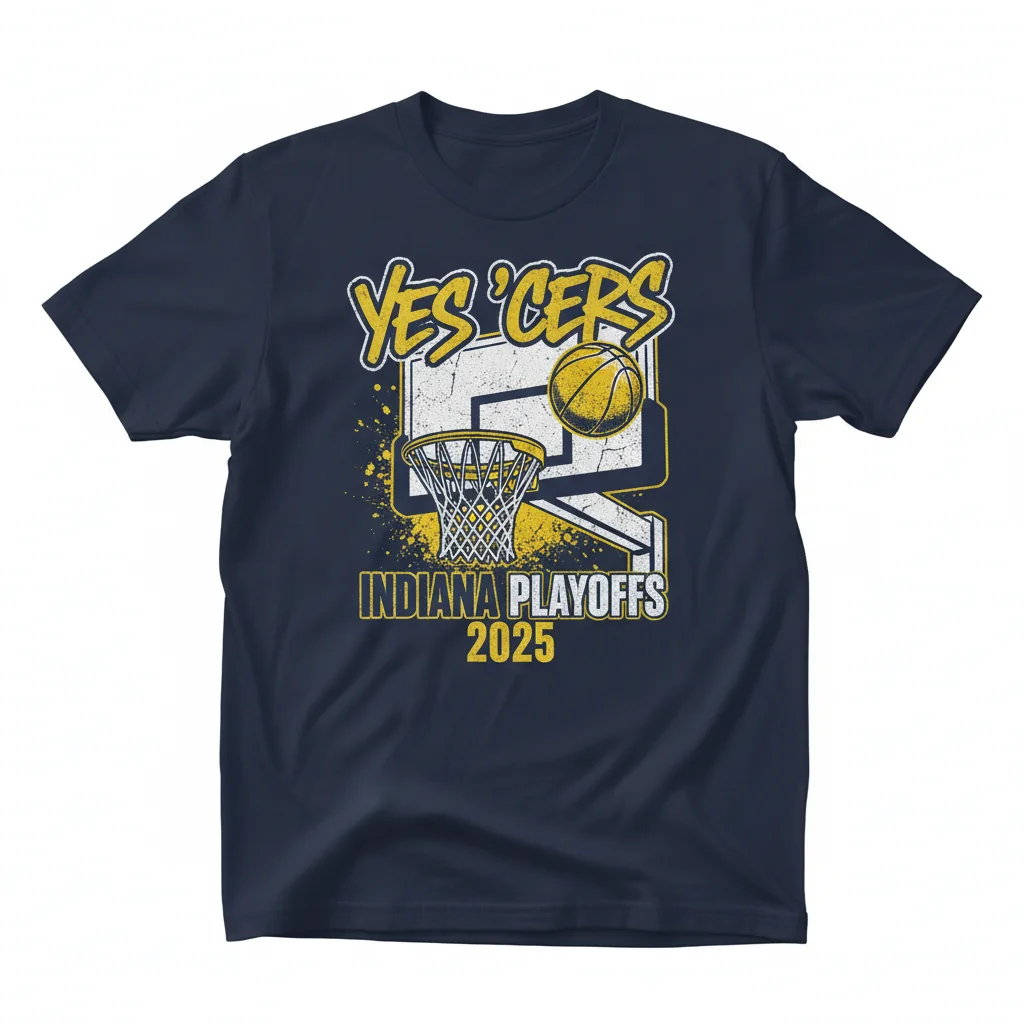 Yes Cers Pacers Playoff Run Tee – Indiana's Spirit, Your Style