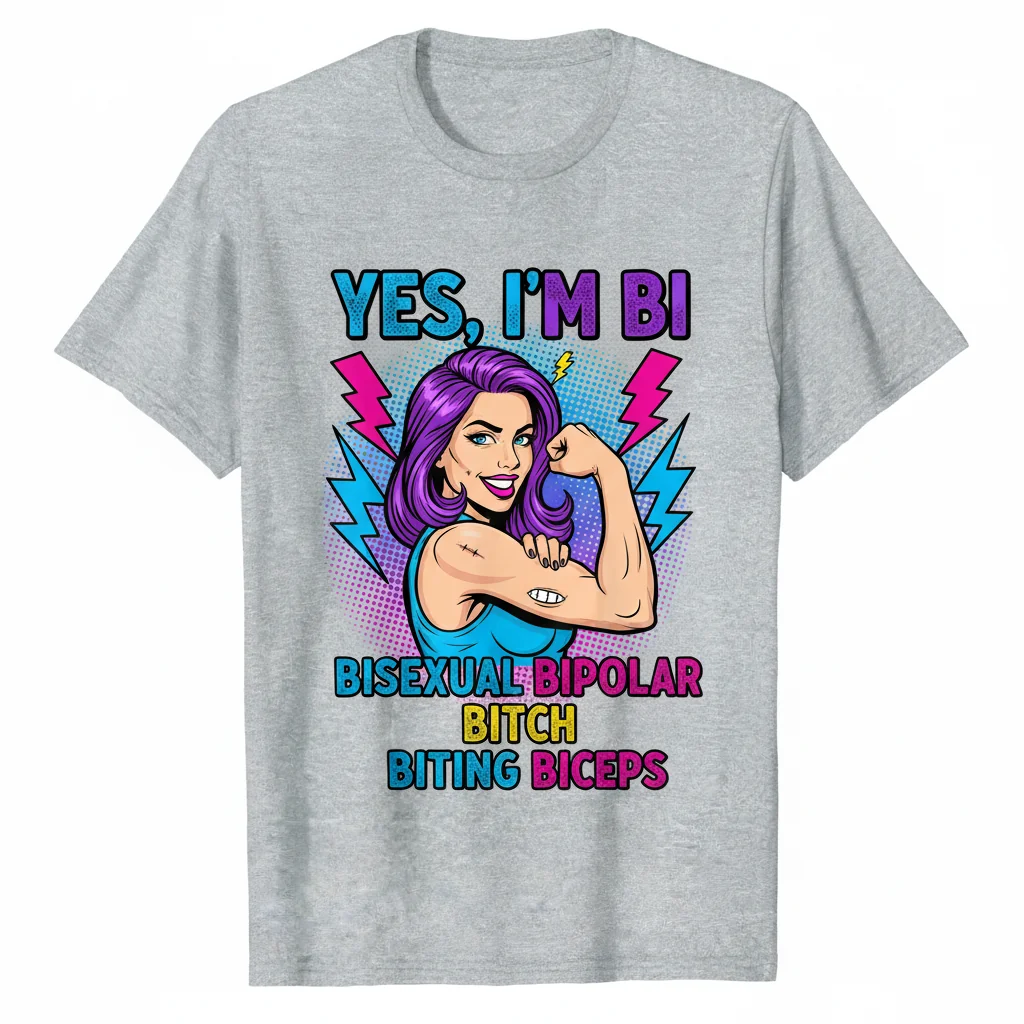 Embrace Your Power: The 'Yes I'm Bi' Statement Tee
