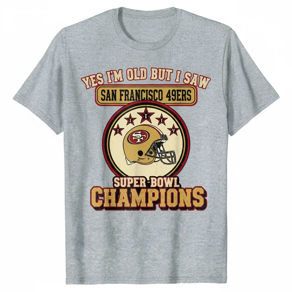 Vintage San Francisco 49ers Super Bowl Champions Fan Shirt